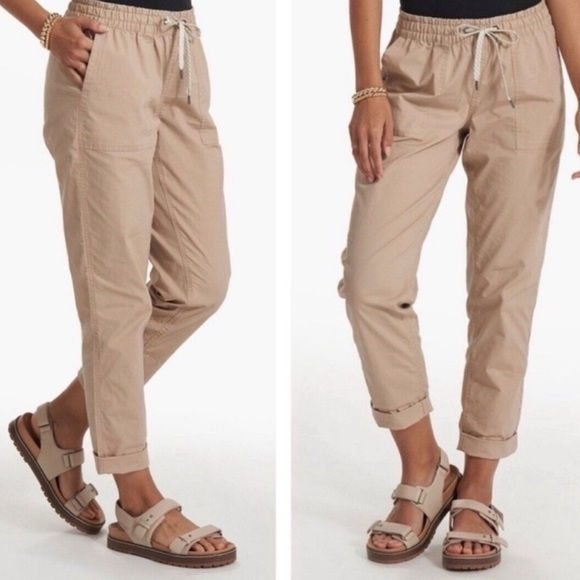 Vuori Vintage Ripstop Pants in Coconut Womens Large - Picture 2 of 11